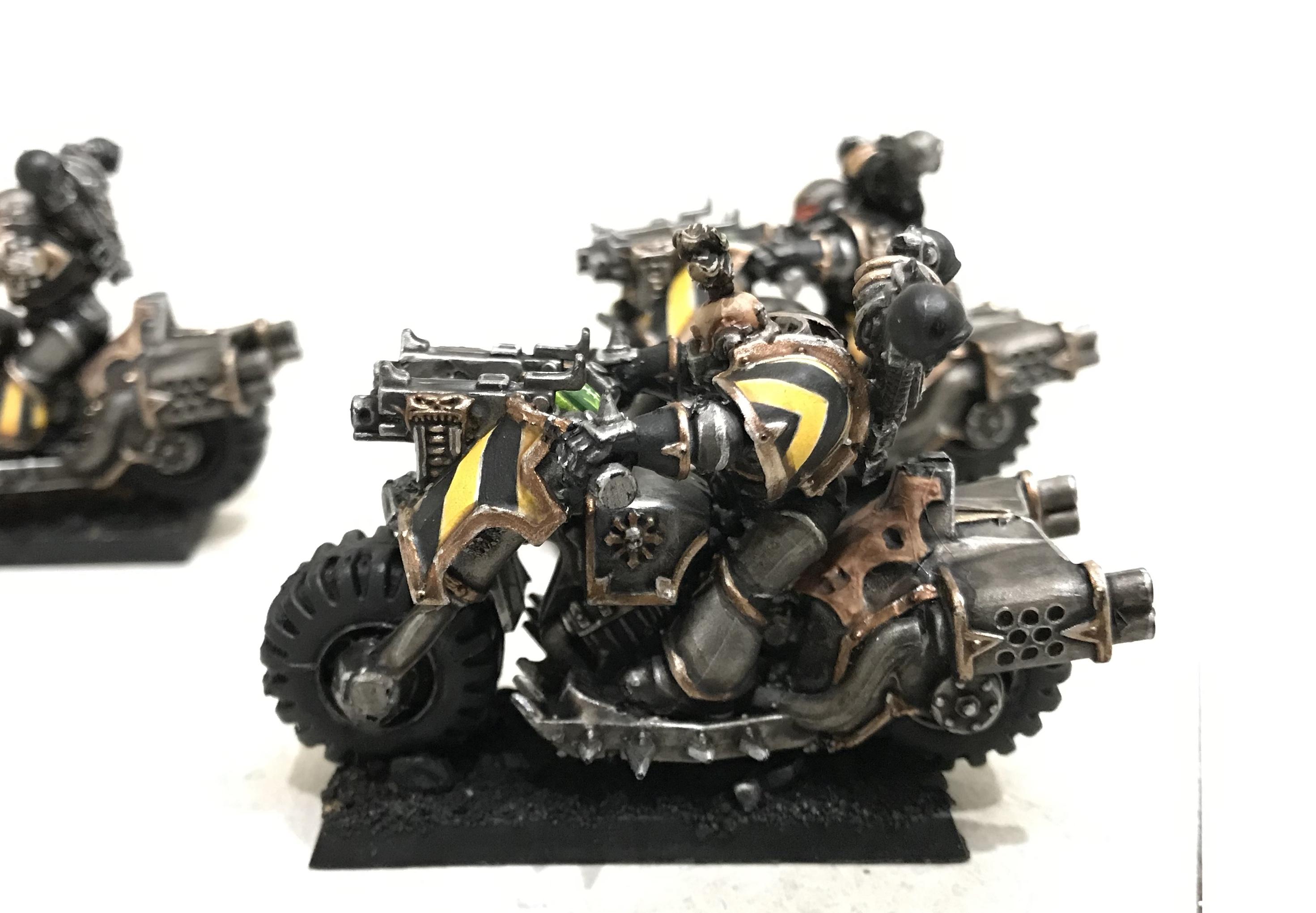 Chaos Bikers, Iron Warriors, Work In Progress WiP Iron Warriors CSM